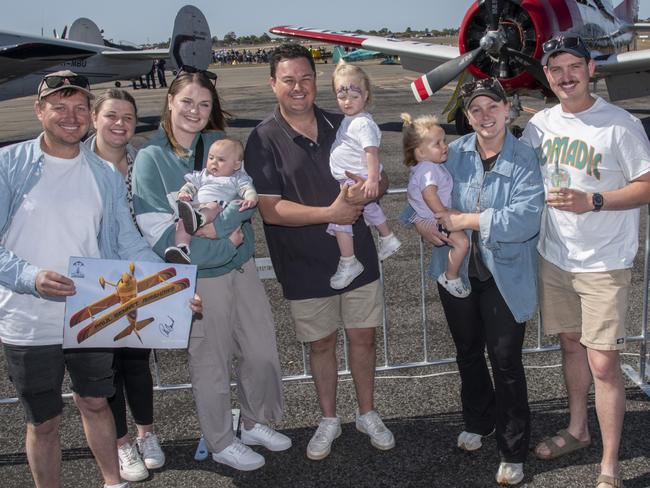 Brodie Peters, Holly Highdale, Jess Nash, Nathan Highdale, Lucy Young, Lachlan Highdale Mildura Air Show 2024. Picture: Noel Fisher.