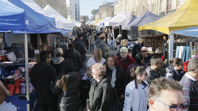 Location, location: Salamanca Market is a popular attraction in which state capital? Picture: Matt Thompson