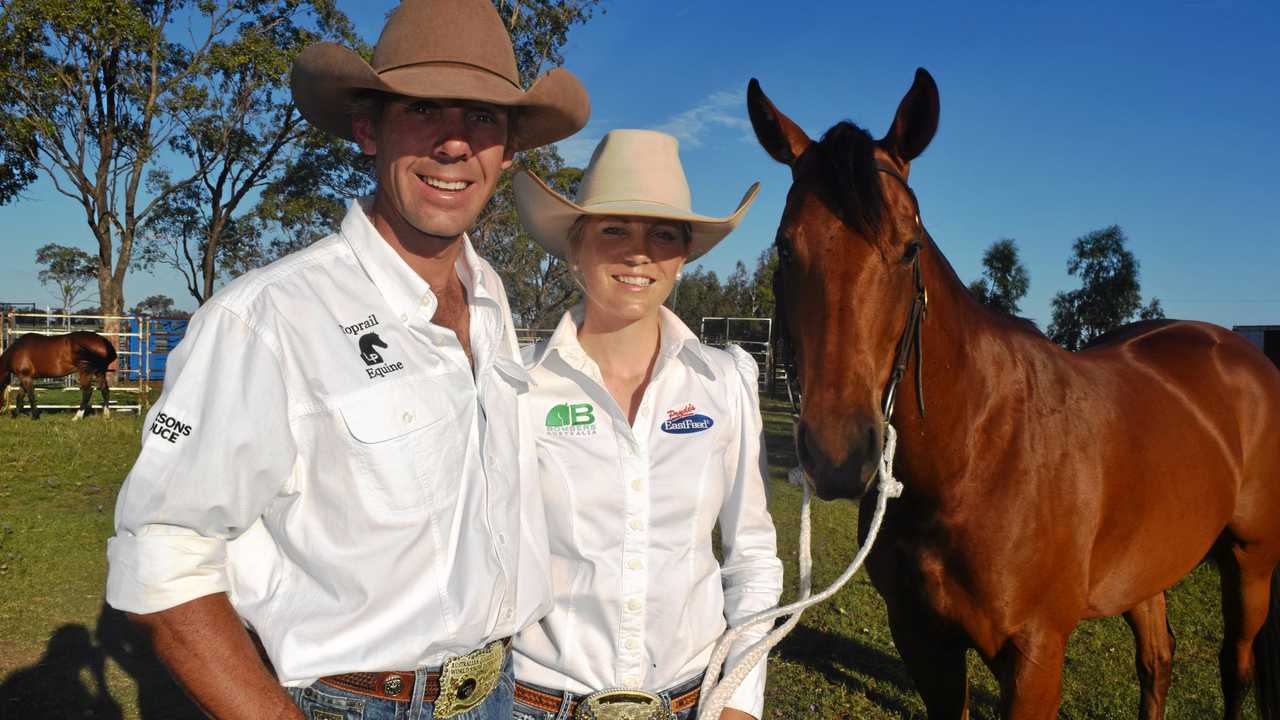 Karl and Felicity Burton pictured in 2015. Picture: Derek Barry