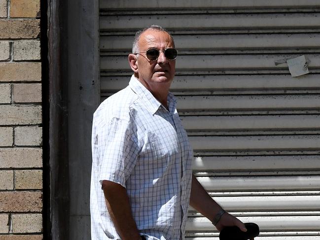 Former Labor NSW minister Milton Orkopoulos is seen after being held at Maroubra Police Station, Sydney, Wednesday, January 22, 2020. Convicted child sex offender and ex-NSW MP Milton Orkopoulos has been arrested, with police saying it is not related to any parole breach. (AAP Image/Bianca De Marchi) NO ARCHIVING