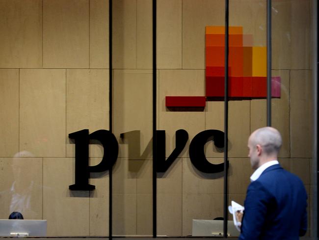 MELBOURNE, AUSTRALIA - NewsWire Photos MAY 29 2023: Generic images of PWC Melbourne corporate office lobby at 2 Riverside Quay, Southbank. Picture: NCA NewsWire / Andrew Henshaw