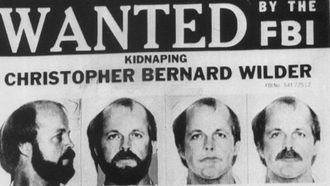 A wanted poster issued by the FBI during Christopher Wilder’s killing spree. Picture: Supplied