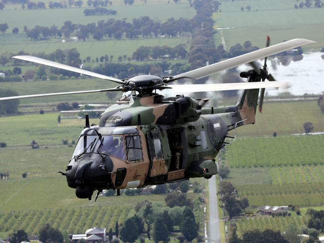 An Australian Army MRH90 Taipan helicopter. Picture: Supplied