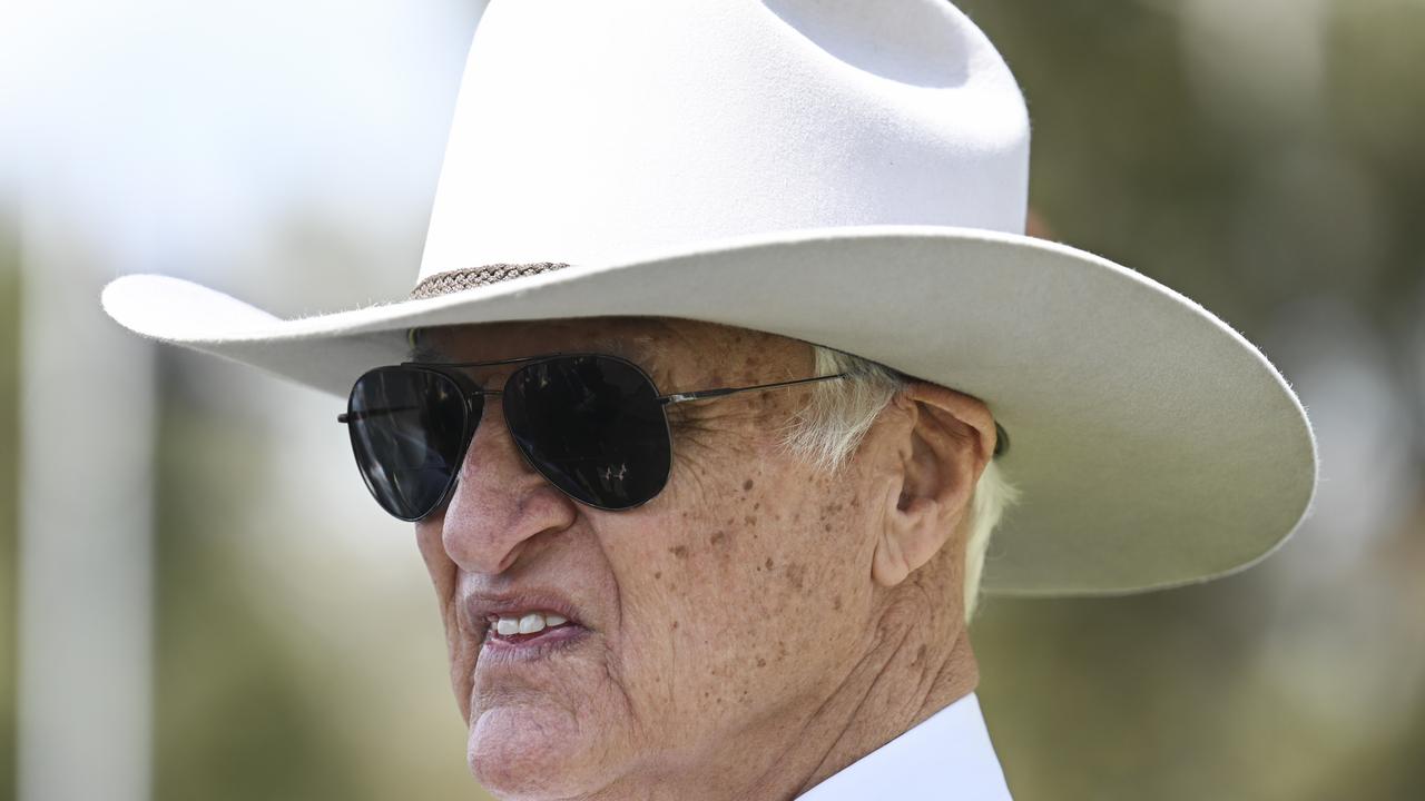 Kennedy MP Bob Katter said former Qantas boss Alan Joyce might be gone but his spirit lived on and it wasn’t the spirit of Australia. Picture: NewsWire / Martin Ollman