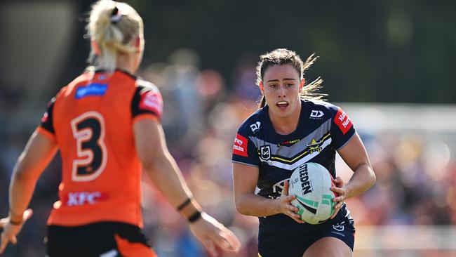 Francesca Goldthorp in action during round four. (Photo by Albert Perez/Getty Images)