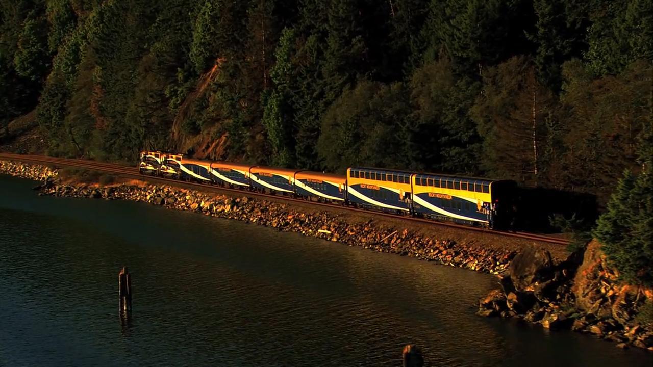 Rocky Mountaineer coastal passage route