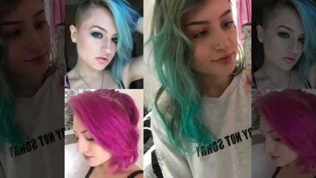 Jess says that she has sported colourful locks for years.