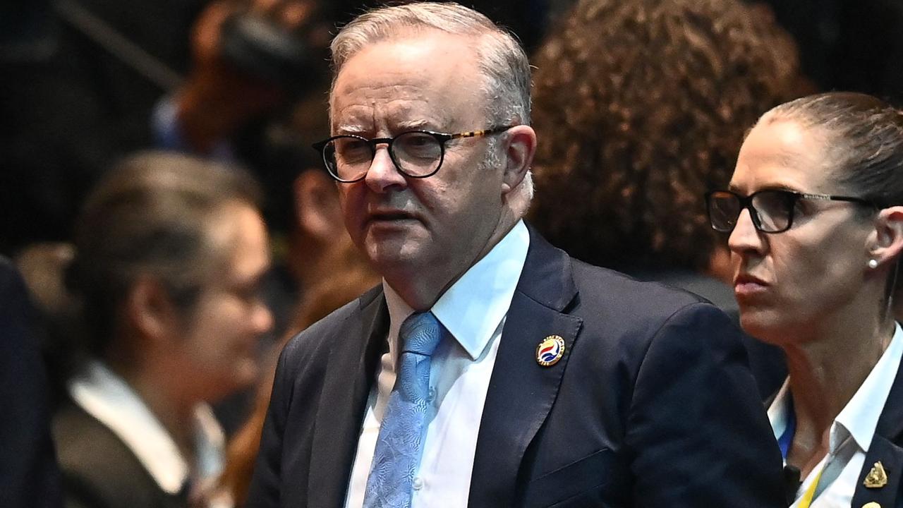 Prime Minister Anthony Albanese attends the 19th East Asia Summit in Laos. Picture: AFP