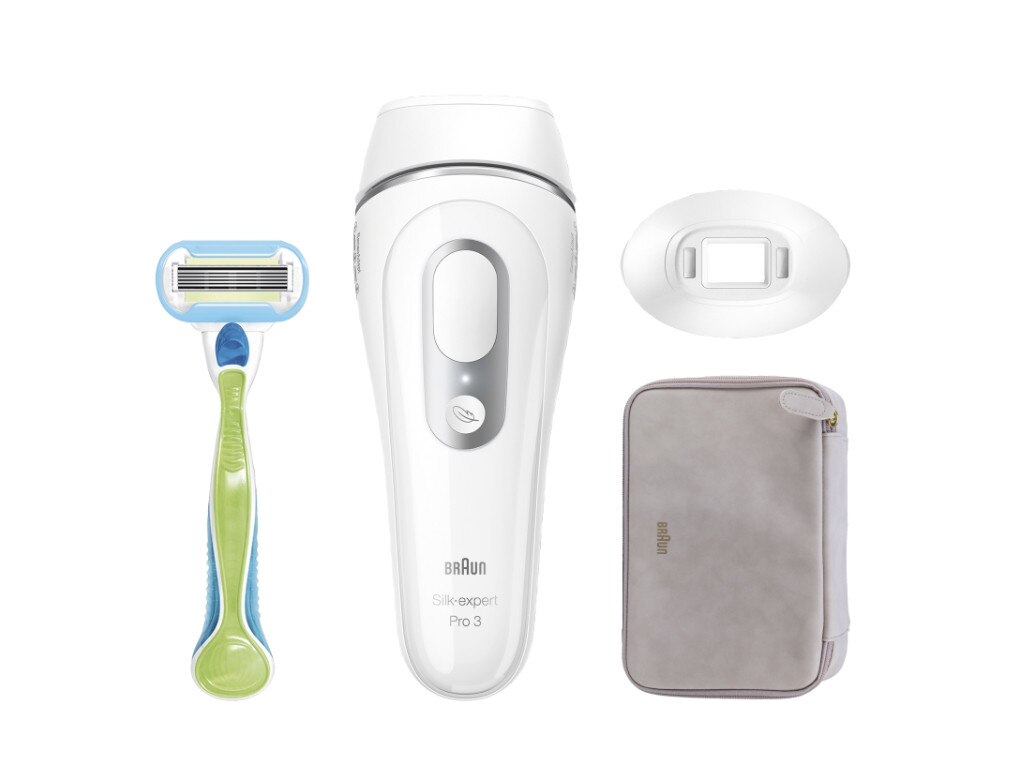 Braun Silk Expert Pro 3 IPL Long Term Hair Removal Device. Picture: Shaver Shop.