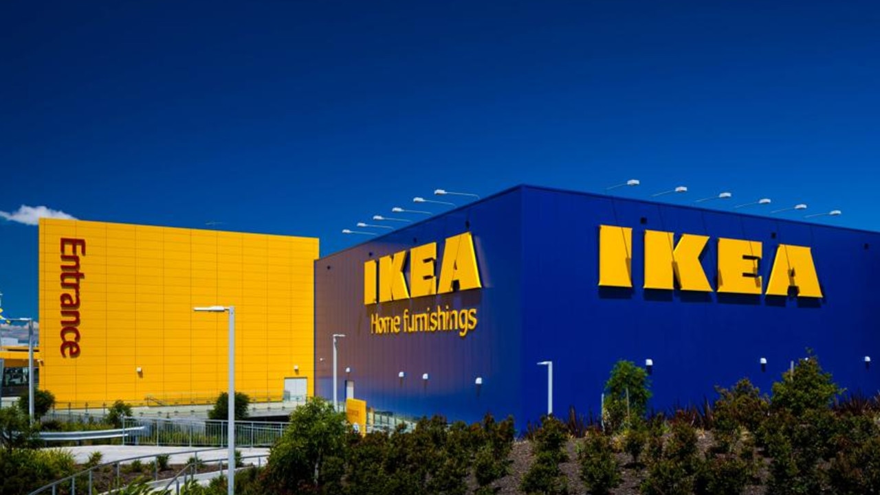 Ikea, whose Sydney store at Tempe is above, said homes will shrink in the future.