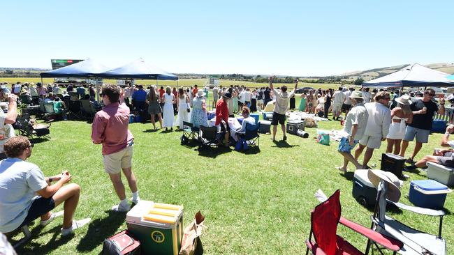 Racegoers at the Woolamai Cup 2024. Picture: David Smith