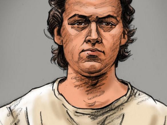 BALLARAT,  AUSTRALIA.  NewsWire Photos.  AUGUST 8, 2024.  Alleged killer  of murdered a Ballarat mother Samantha Murphy, Patrick Orren Stephenson, 23,  appeared before the Ballarat Magistrates’ Court on Thursday morning.  COURT SKETCH: NewsWire/ Paul Tyquin