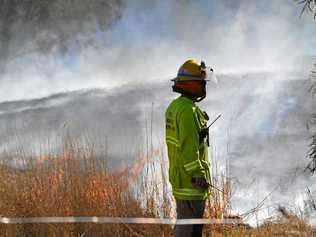 Residents with fire lighting permits must check with local fire wardens on a case-by-case basis. Picture: Jorja McDonnell