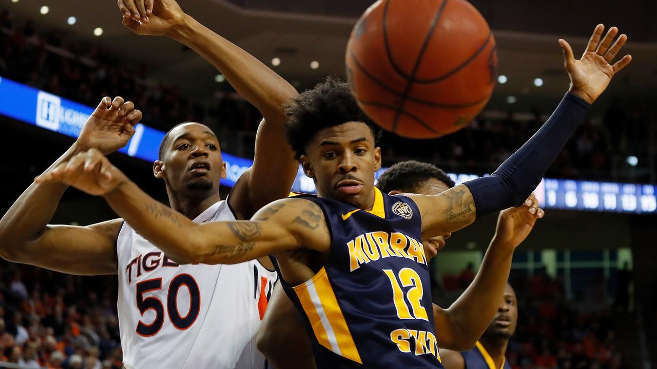 Ja Morant pressuring Zion Williamson for NBA Draft first pick, college  basketball, Murray State