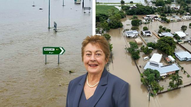 Burdekin Mayor Pierina Dalle Cort was pleased with how her region had coped with the major flooding event. Pictures: Supplied.