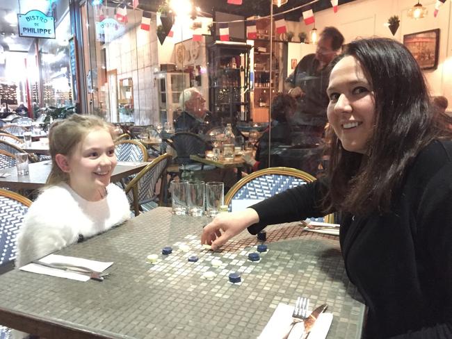 Patrons are free to play checkers on tables. Picture: Jenifer Jagielski