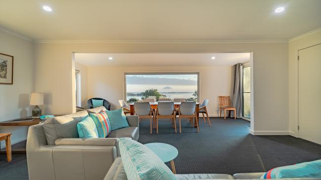 Umtali Beach House, which sits on the banks of the Little Forester River, near Bridport. Picture: Nic Betts Media