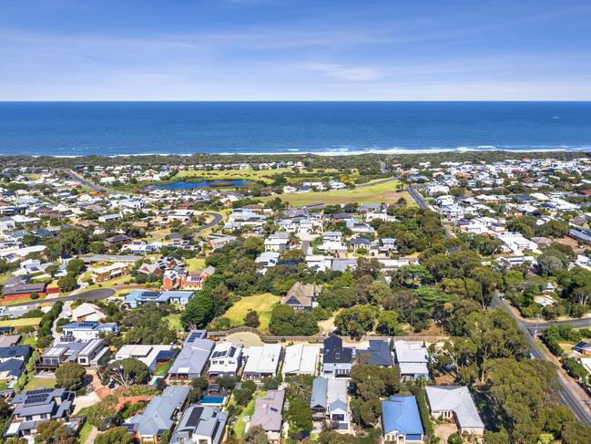 Kingston, at 63-71 Tuckfield St, Ocean Grove, is for sale. It has planning permission to create an additional 10 homes on the western portion of the property.