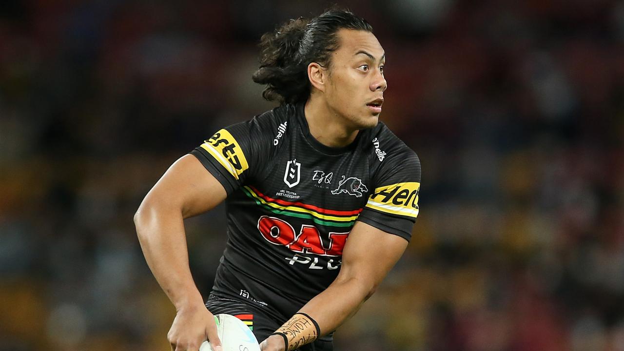 Jarome Luai will steer the Panthers around the park against Melbourne. Picture: Jono Searle/Getty Images