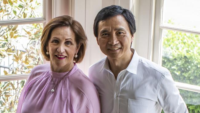 Mary Li and Li Cunxin. Pic Mark Cranitch.