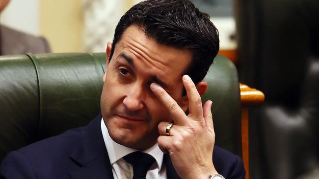 BRISBANE, AUSTRALIA - NewsWire Photos SEPTEMBER 12, 2024: Queensland opposition leader David Crisafulli during parliament in Brisbane. Picture: NewsWire/Tertius Pickard