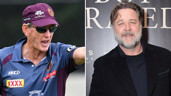 Wayne Bennett is joining Russell Crowe at South Sydney after turning down a Rabbitohs deal back in 2012.