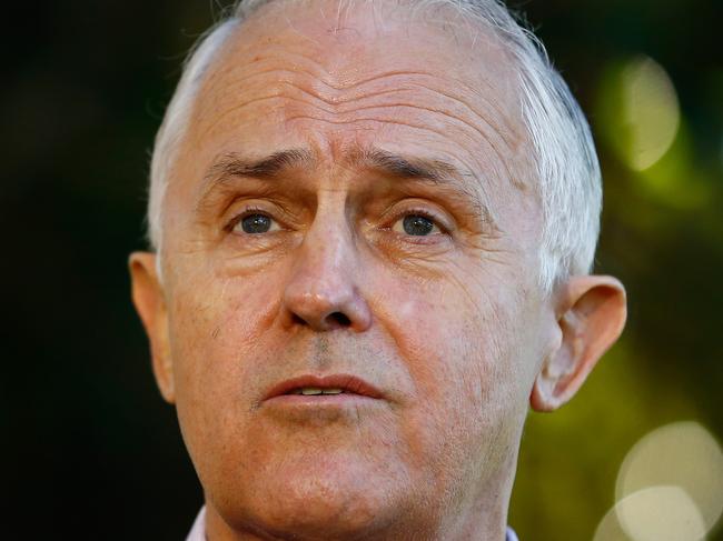 Prime Minister Malcolm Turnbull speaks during a press conference in Sydney on Sunday, July 29, 2018. (AAP Image/Jeremy Ng) NO ARCHIVING