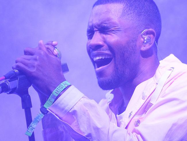 MANCHESTER, TN - JUNE 14:  Artist Frank Ocean performs during the 2014 Bonnaroo Music & Arts Festival on June 14, 2014 in Manchester, Tennessee.  (Photo by Jason Merritt/Getty Images)