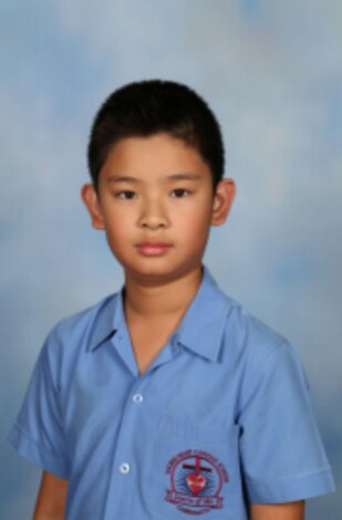 Sacred Heart Public School student Benjiro Poeung.