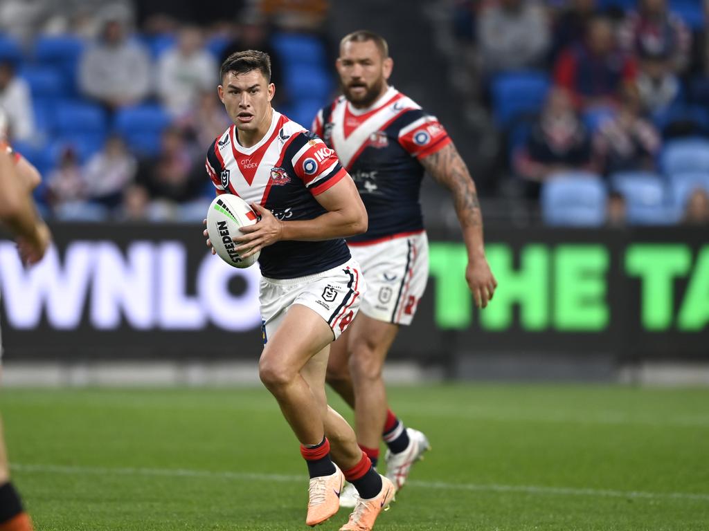 Roosters star and New Zealand international Joseph Manu will be the priority for the club when he enters the final year of his current deal on November 1. Picture: NRL Imagery