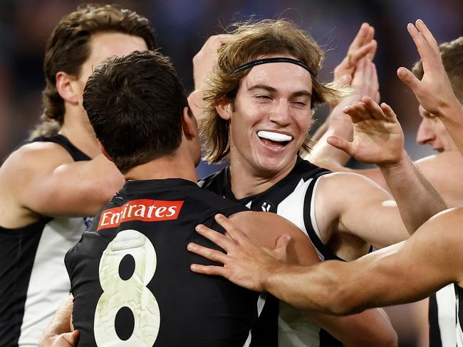 The lesser lights at the Pies continue to lead the way. (Photo by Michael Willson/AFL Photos via Getty Images)