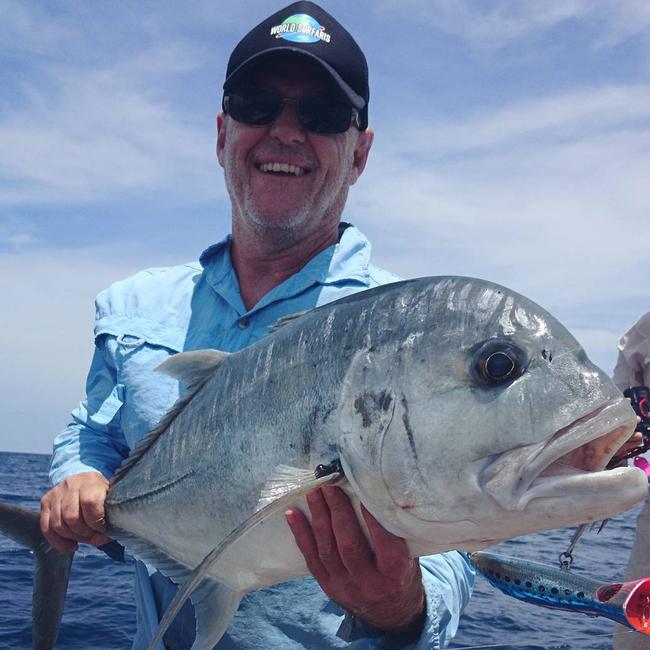 Rory Gibson with a big catch. Picture: Instagram