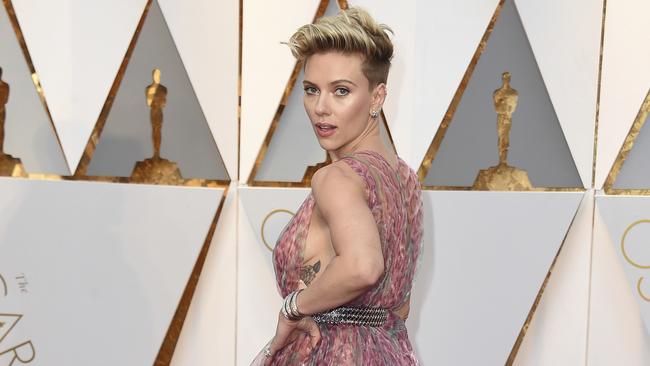 Scarlett Johansson — not her best work, says fashion editor Glynis Traill-Nash. Picture: AP