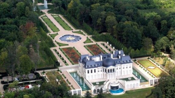 The chateau was originally built by a newphew of Saudi arms dealer Adnan Khashoggi. Picture: Reuters.