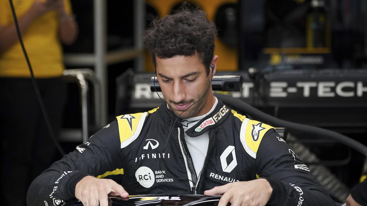 Renault driver Daniel Ricciardo was axed from qualifying for a technical breach.