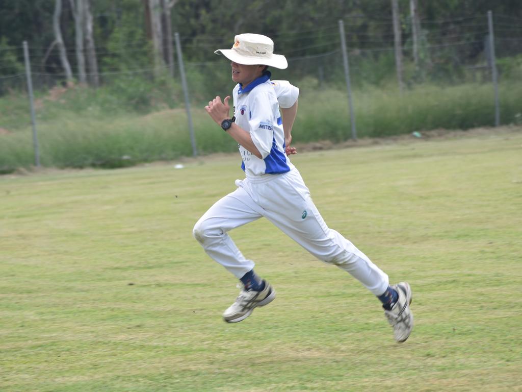 Central Queensland Intercity Cricket, under-16, Rockhampton under-15 versus Gladstone under-16, Rockhampton Cricket Grounds, on February 22, 2025.