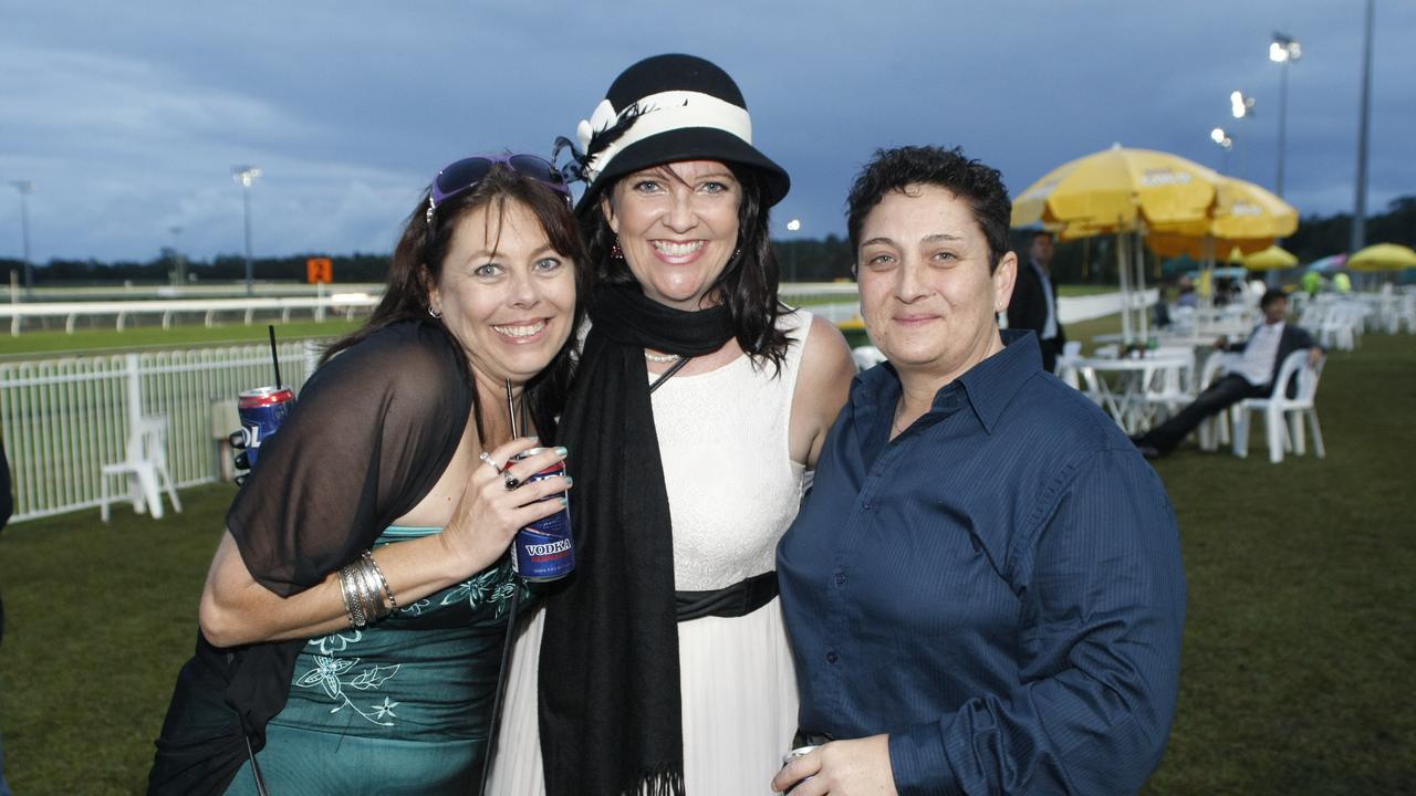 Shelley Meadows, Pip Bennett and Michelle Bennett in 2012. Picture: Nicola Brander