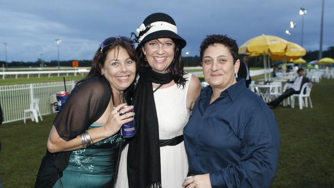 Shelley Meadows, Pip Bennett and Michelle Bennett in 2012. Picture: Nicola Brander