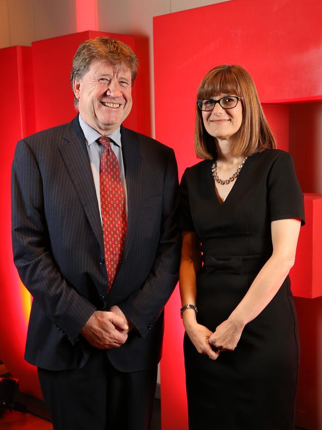 Griffin and wife Sandra. Photographer: Emma Brasier