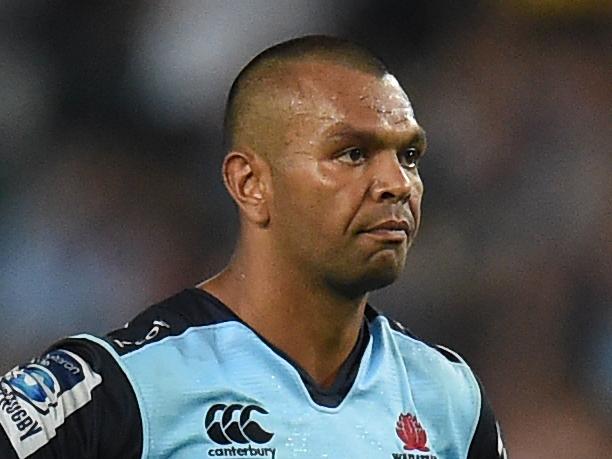 A dejected Kurtley Beale of the Waratahs after their loss to the Brumbies during the Round 8 Super Rugby match between the NSW Waratahs and the ACT Brumbies at Allianz Stadium in Sydney, Saturday, April 16, 2016. (AAP Image/Dean Lewins) NO ARCHIVING, EDITORIAL USE ONLY