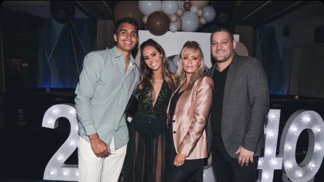 Jamarra Ugle-Hagan, Mia Fevola, Alex and Brendan Fevola