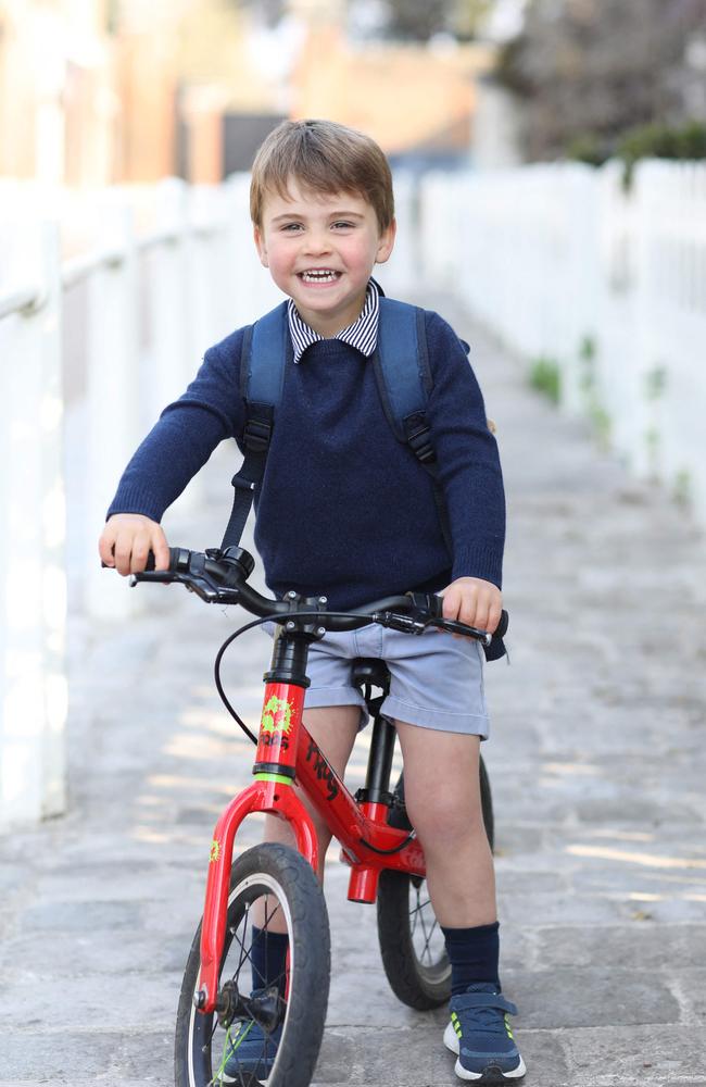 Britain's Prince Louis of Cambridge shortly before he left for his first day of nursery. Picture: The Duchess Of Cambridge/Kensington Palace/AFP