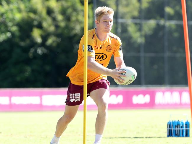 The Broncos have lost rising halfback Tom Dearden to rivals North Queensland on a multi-year deal. Picture: Liam Kidston