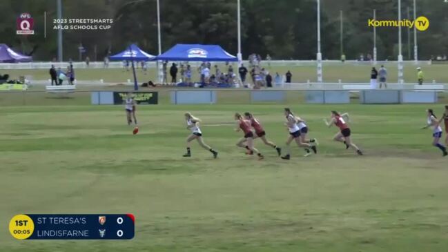 Replay: AFL Queensland Schools Cup SEQ quarter finals - St Teresa's Catholic College v Lindisfarne Anglican Grammar School (Junior Female)