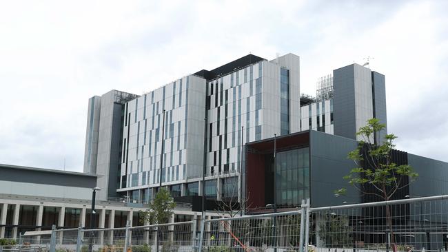 The central acute services building at Westmead Hospital which is still under construction. Picture: John Feder