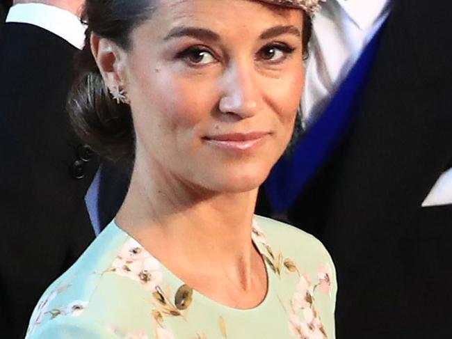 Pippa Middleton arrives for the wedding ceremony of Britain's Prince Harry, Duke of Sussex and US actress Meghan Markle in St George's Chapel, Windsor Castle, in Windsor, on May 19, 2018. / AFP PHOTO / POOL / Danny Lawson