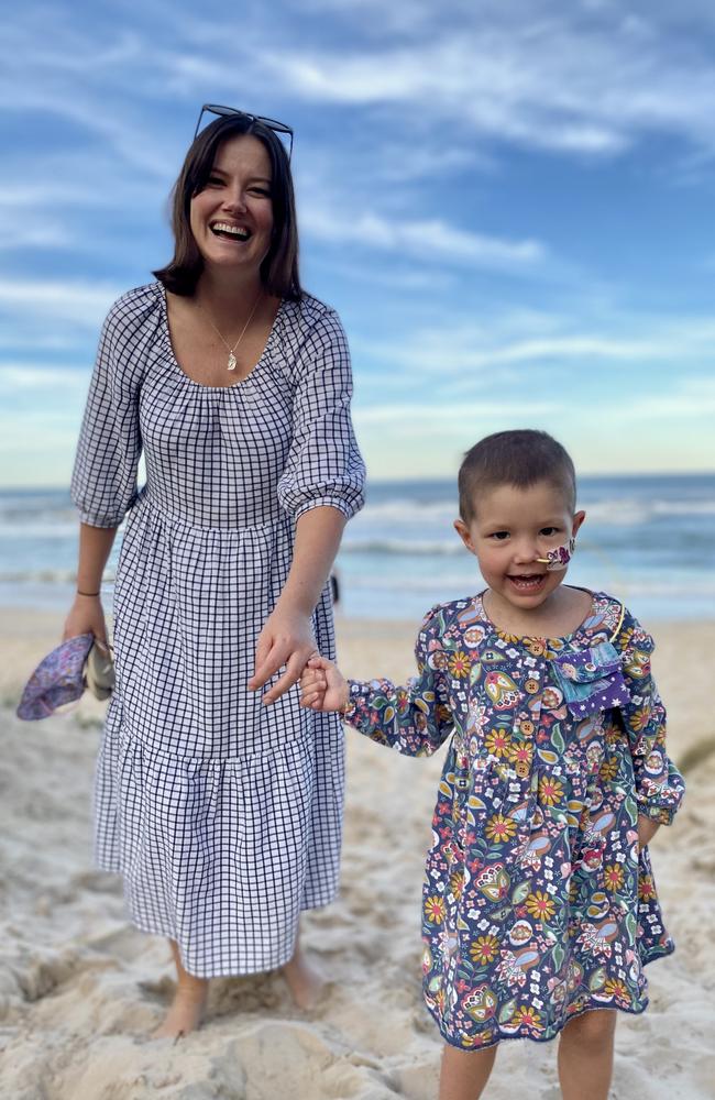 Warwick mother Vivien Long lost her daughter Rosie to a rare and aggressive form of cancer at just three-years-old. Photo: Supplied