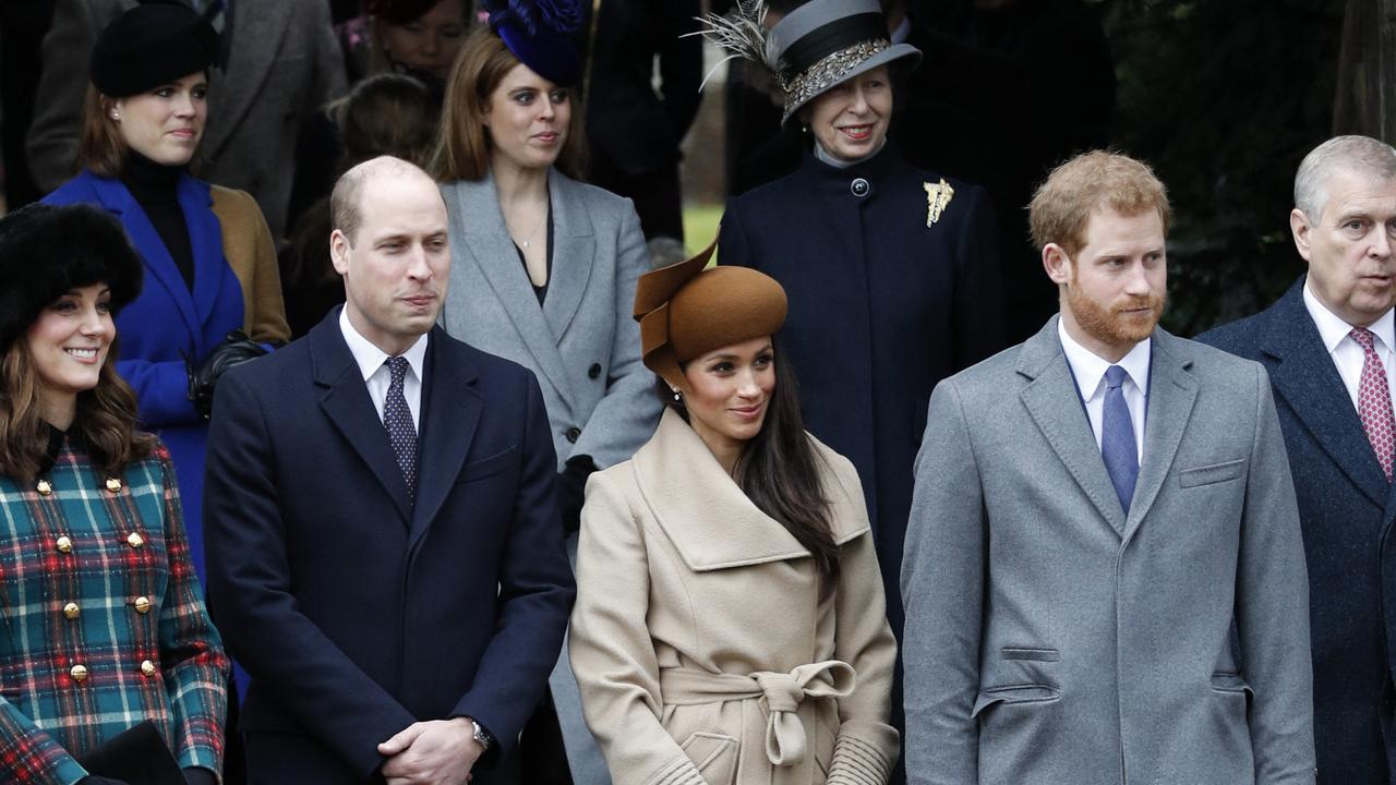 Like many people, Christmas is a family affair for the royals, complete with inappropriate uncle. Picture: Adrian DENNIS / AFP.