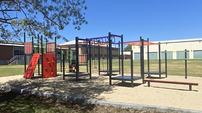 Brand new playground for older primary school students. Picture: Caron Brindley.