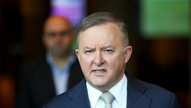 Anthony Albanese reportedly told Labor MPs not to talk about the mine expansion. Picture: NCA NewsWire / Damian Shaw